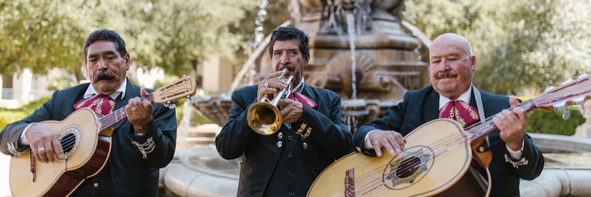 Professional mariachi musicians ready to serve